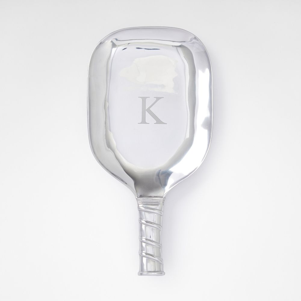 Pickleball Silver Platter by Mark & Graham