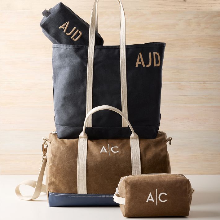 Mark & Graham x Steele Waxed Canvas Travel Pouch | Mark and Graham