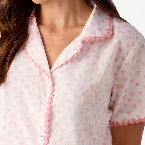 Ric Rac Block Print Short Pajama Set​
