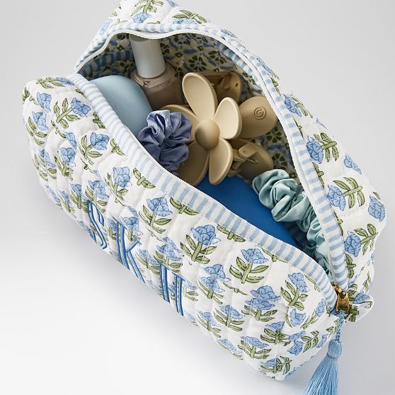 Block Print Travel Pouch