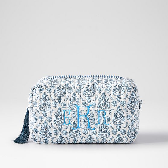 Block Print Travel Pouch