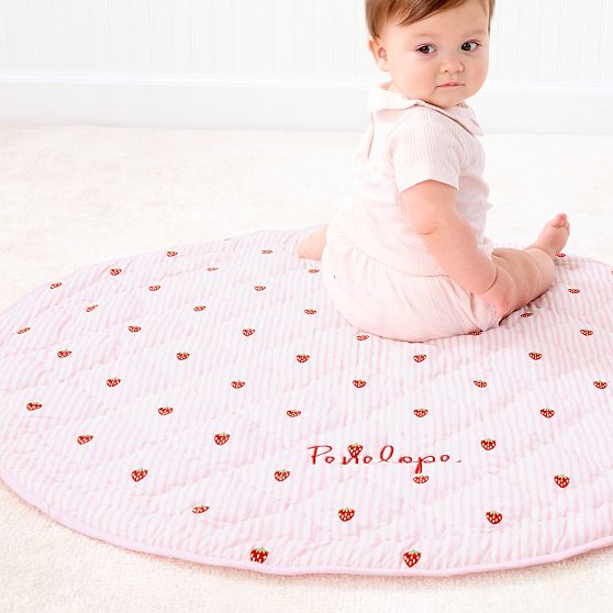 Embroidered Quilted Play Mat