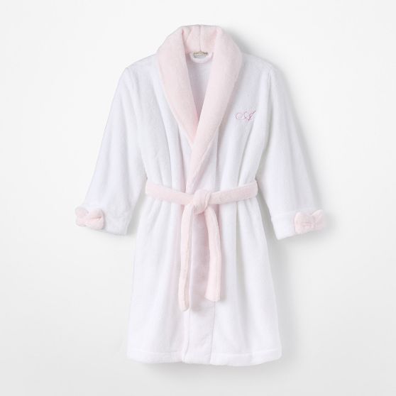 Plush Bow Robe