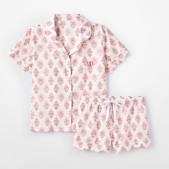 Block Print Short Pajama Set