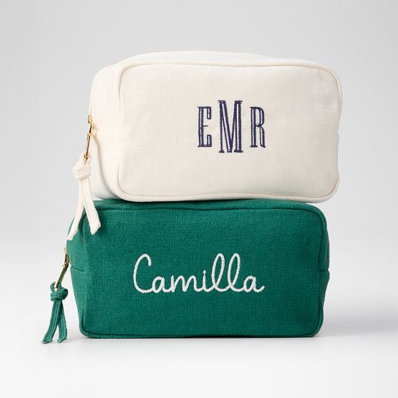 Cotton Linen Travel Pouch