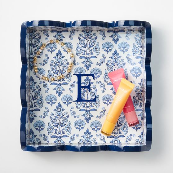 Scalloped Lacquer Mini Tray