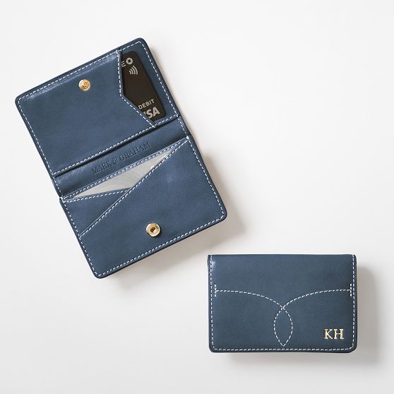 Dakota Folded Leather Card Case