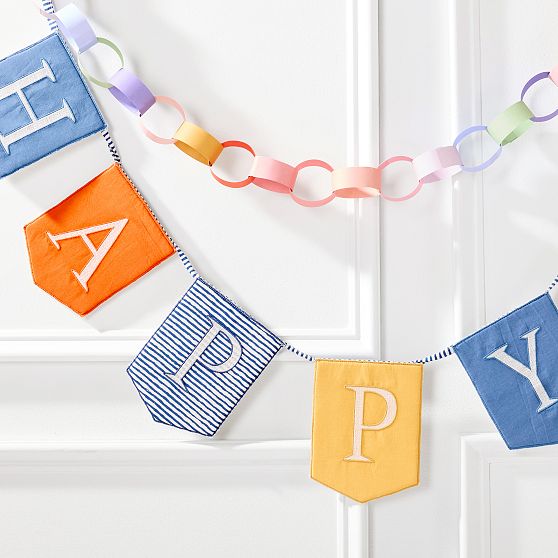 Happy Birthday Bunting Banner