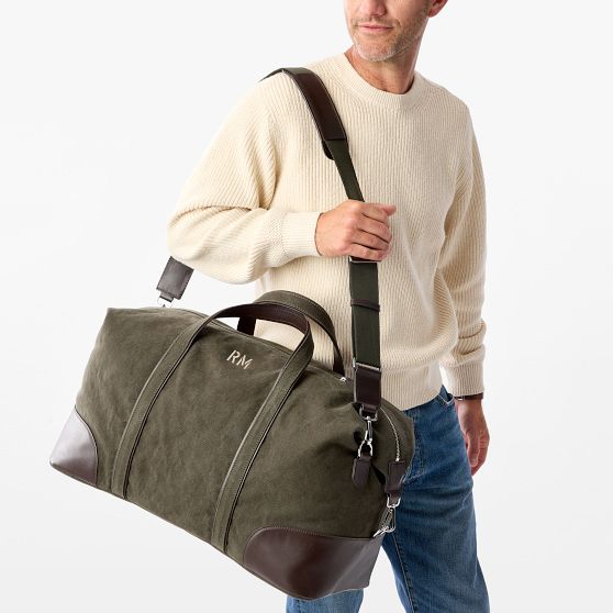 Hayes Canvas and Leather Overnighter