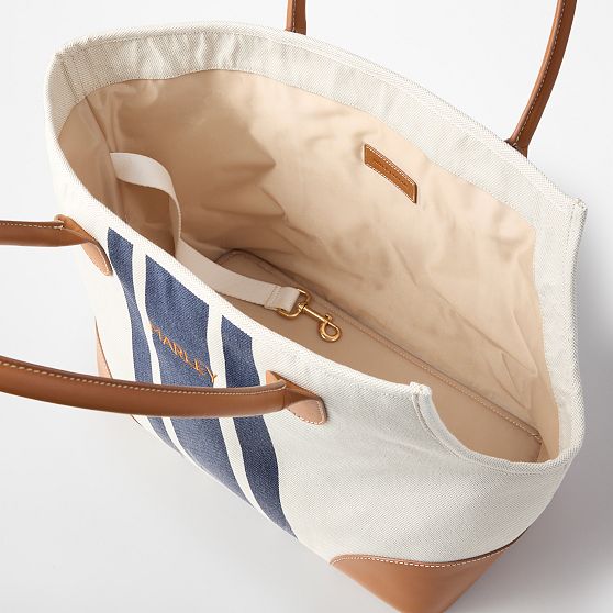 Parker Canvas and Leather Pet Carrier Tote