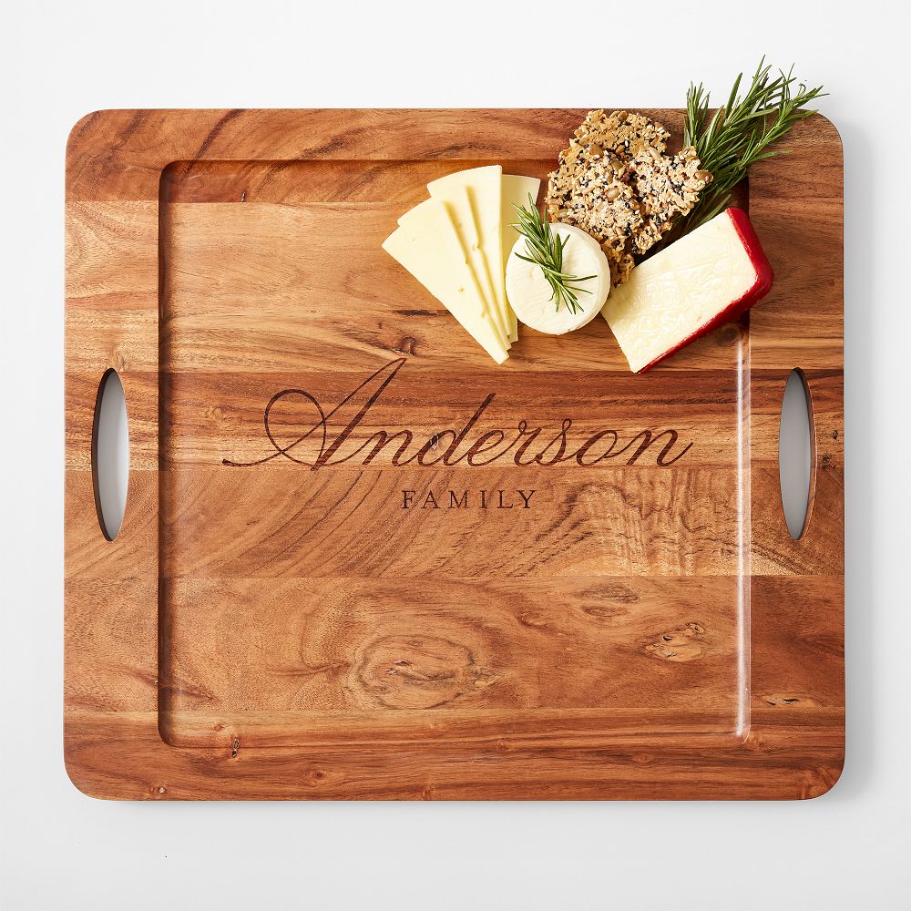 Square Wood Cheese Board Tray by Mark & Graham