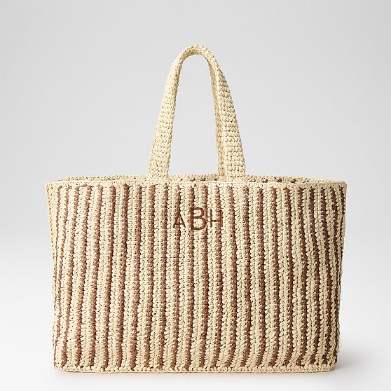 Seacliff Handwoven Stripe Beach Tote​