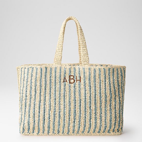 Seacliff Handwoven Stripe Beach Tote​