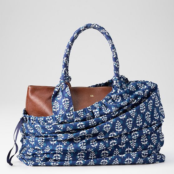 Sylvie Leather Tote with Wrapped Handles