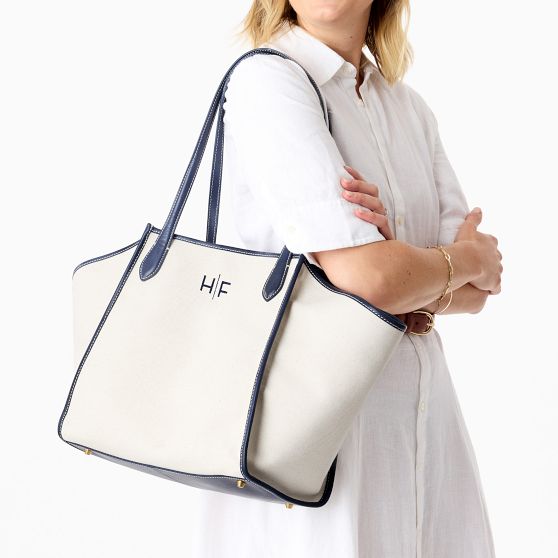 Dakota Canvas and Leather Tote