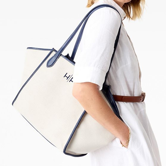 Dakota Canvas and Leather Tote
