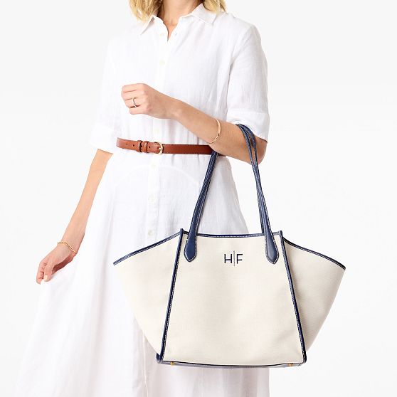 Dakota Canvas and Leather Tote
