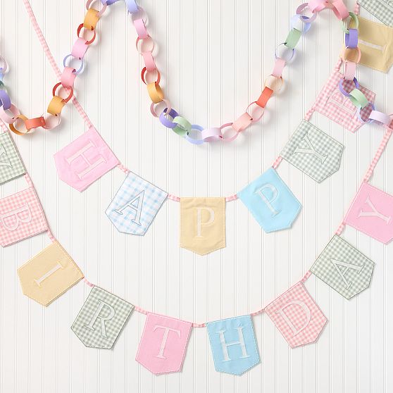 Happy Birthday Bunting Banner