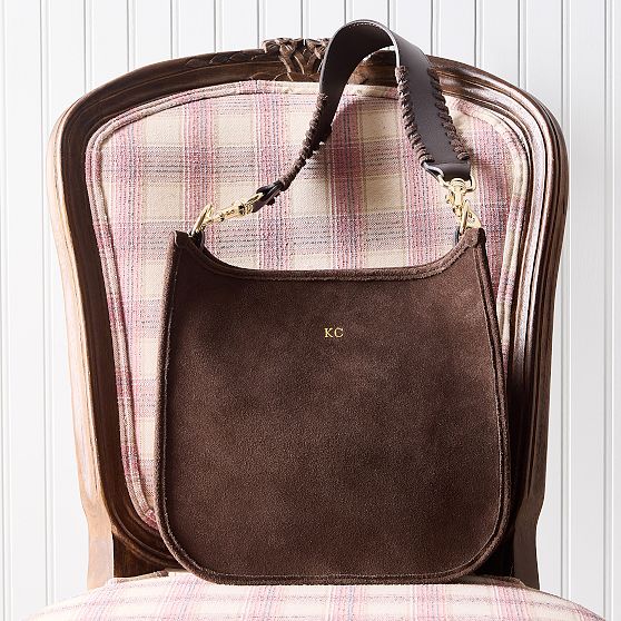 Italian Suede Saddle Bag