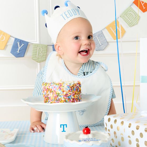 Birthday Bib &amp; Crown Set