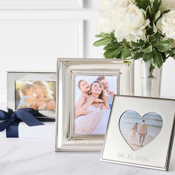 Celebration Beaded Heart Frame