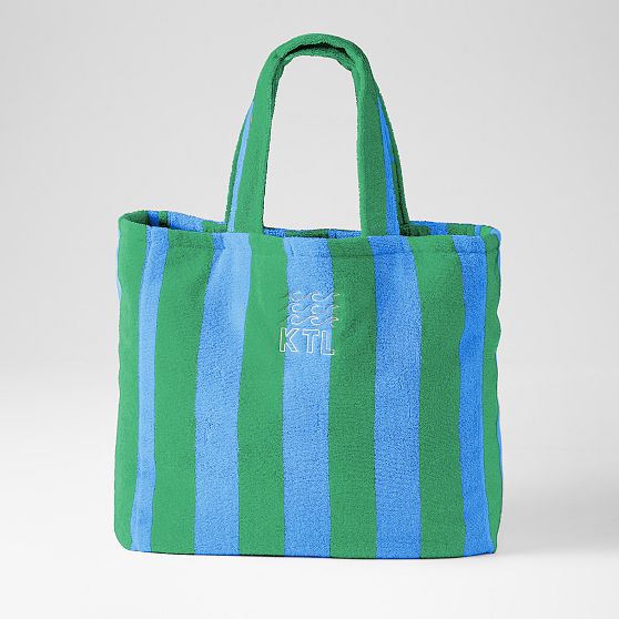 Cabana Stripe Terry Beach Tote