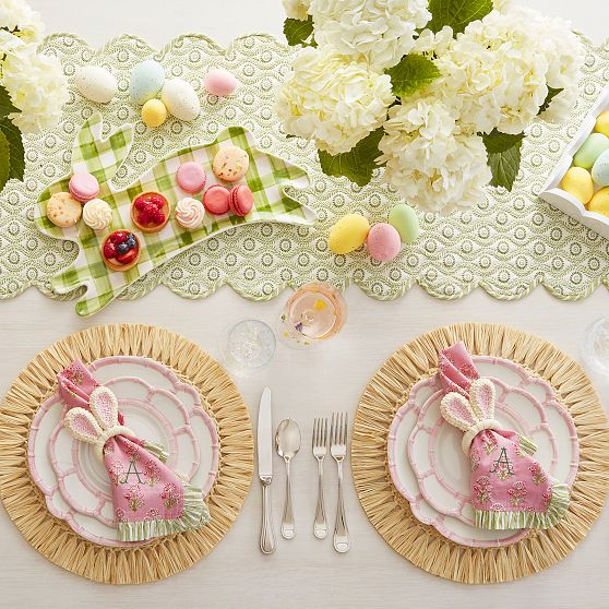 Ceramic Bunny Platter