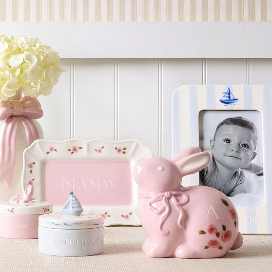 Hand Painted Ceramic Keepsake Box