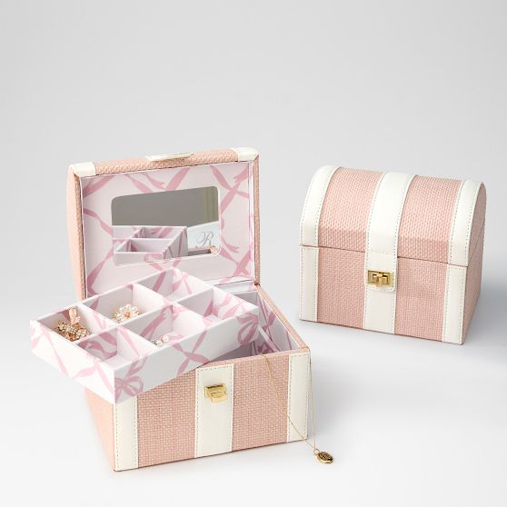 Raffia Keepsake Jewellery Box