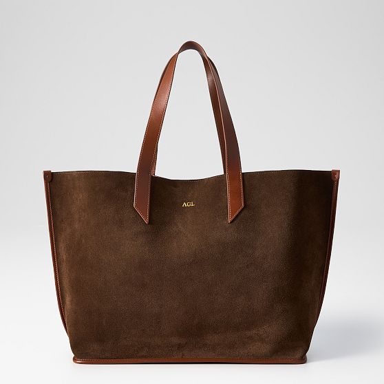 Vail Suede and Leather Tote