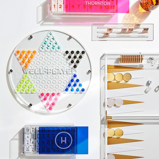 Acrylic Backgammon Set