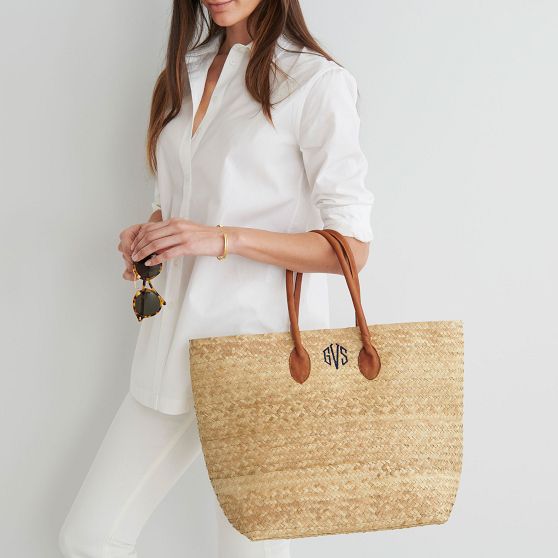 Capri Palm Leaf Tote