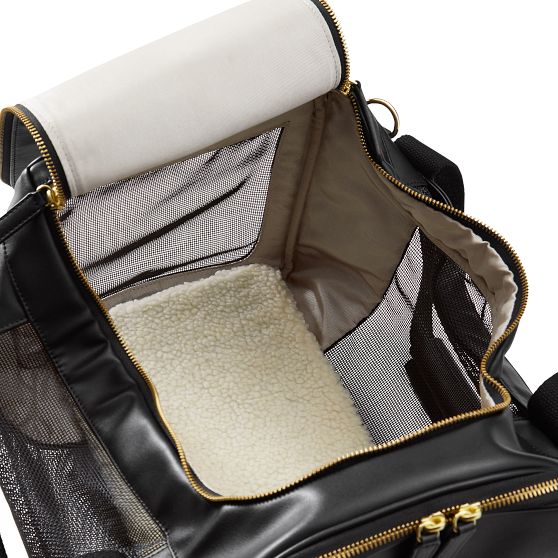 Faux Leather Fillmore Pet Carrier