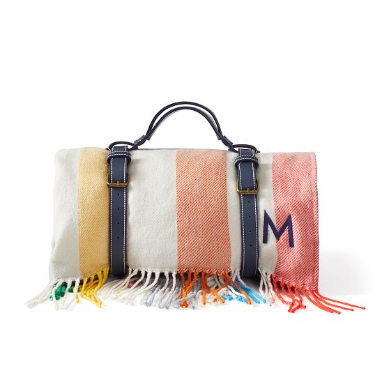 Colourful Stripe Waterproof Picnic Blanket