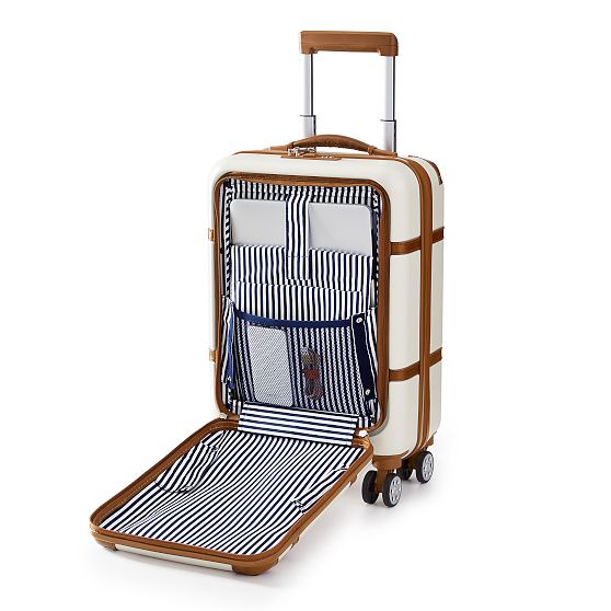 Terminal 1 Expandable Checked, Zip Front Carry-On, Cosmetic Case Set