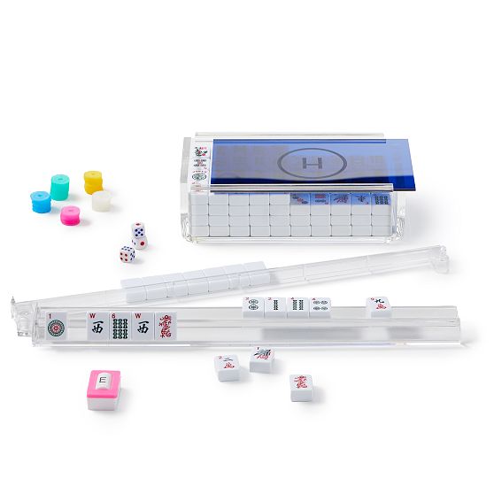 Acrylic American Mahjong Tile &amp; Rack Set