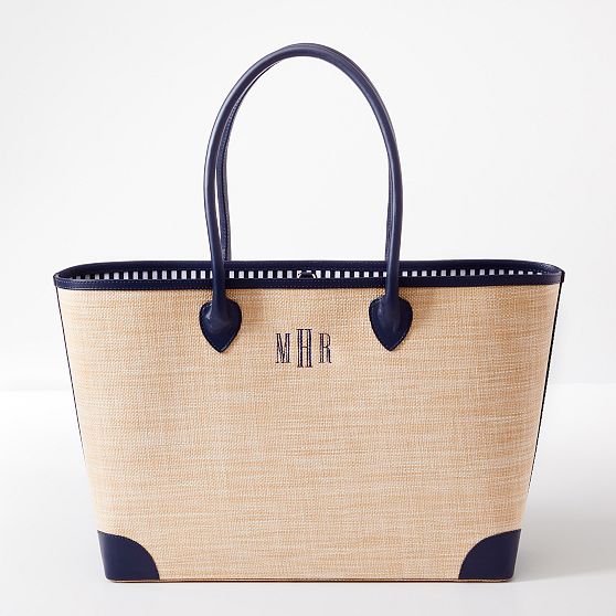 Montauk Raffia Tote