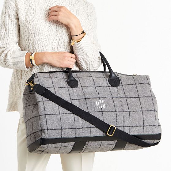Windowpane Wool Overnighter