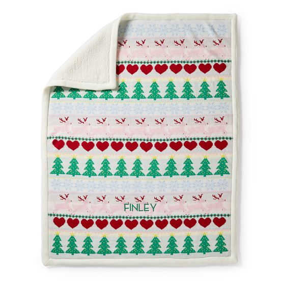 Fair Isle Baby Blanket