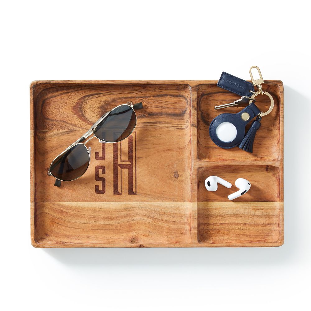 Acacia Valet Organizer Tray by Mark & Graham