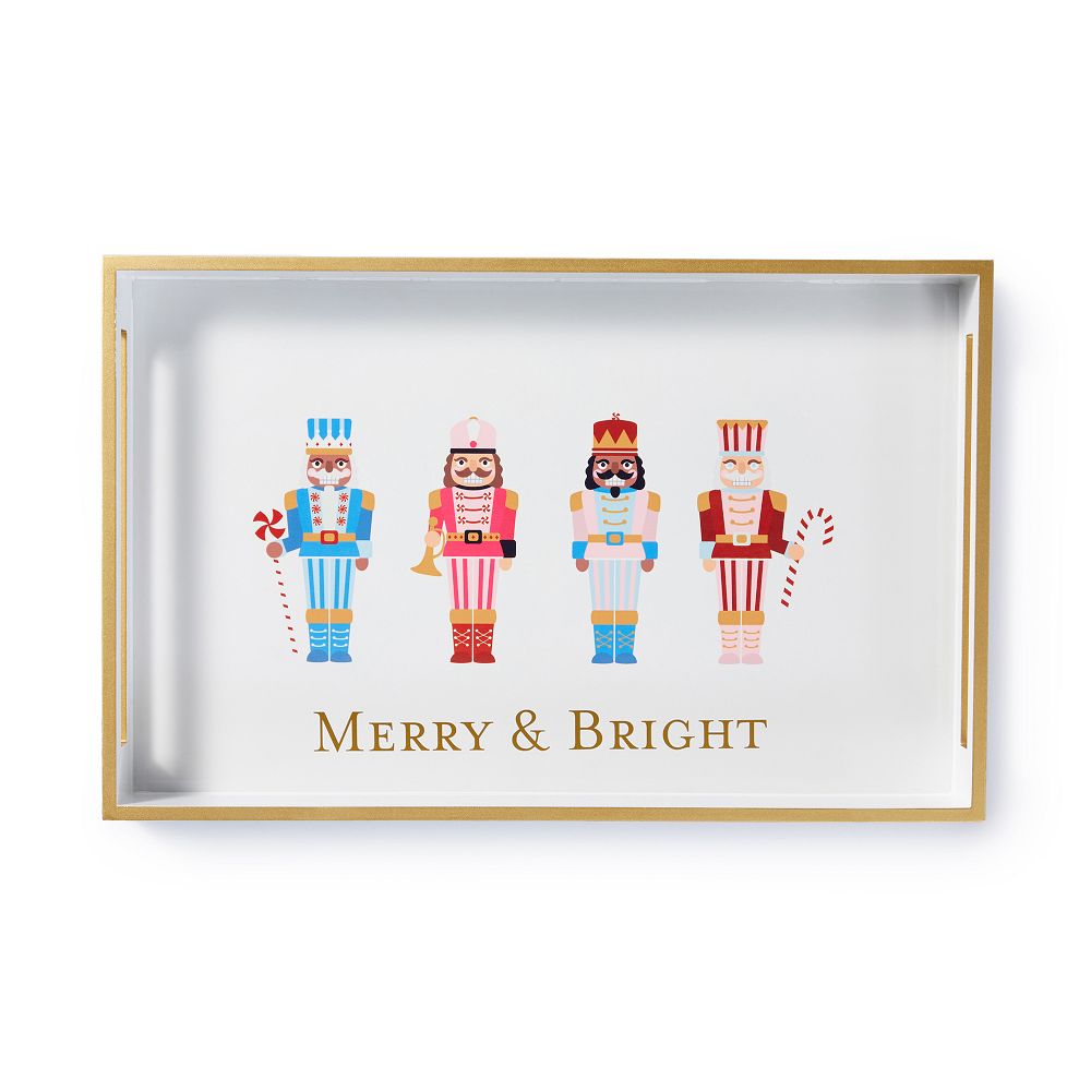 Nutcracker Lacquer Serving Tray by Mark & Graham