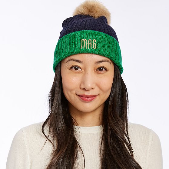 Colourful Pom Pom Hat