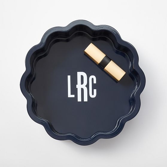 Bloom Lacquer Round Mini Tray