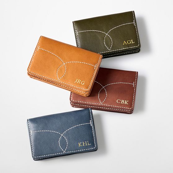 Dakota Folded Leather Card Case