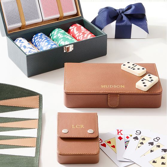 Leather Domino Set
