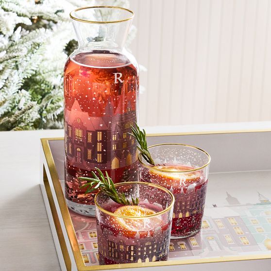 Holiday Village Carafe