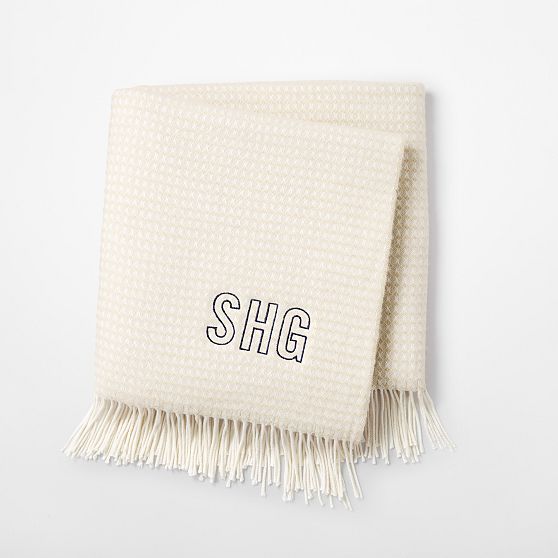 Alpaca Woven Throw Blanket