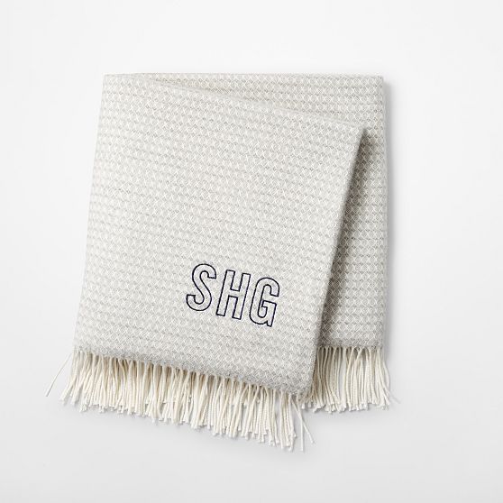 Alpaca Woven Throw Blanket