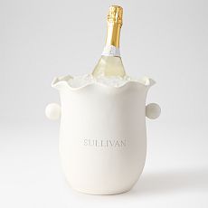 Ruffle Ceramic Wine Bucket