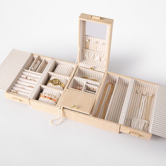 Raffia Jewellery Box